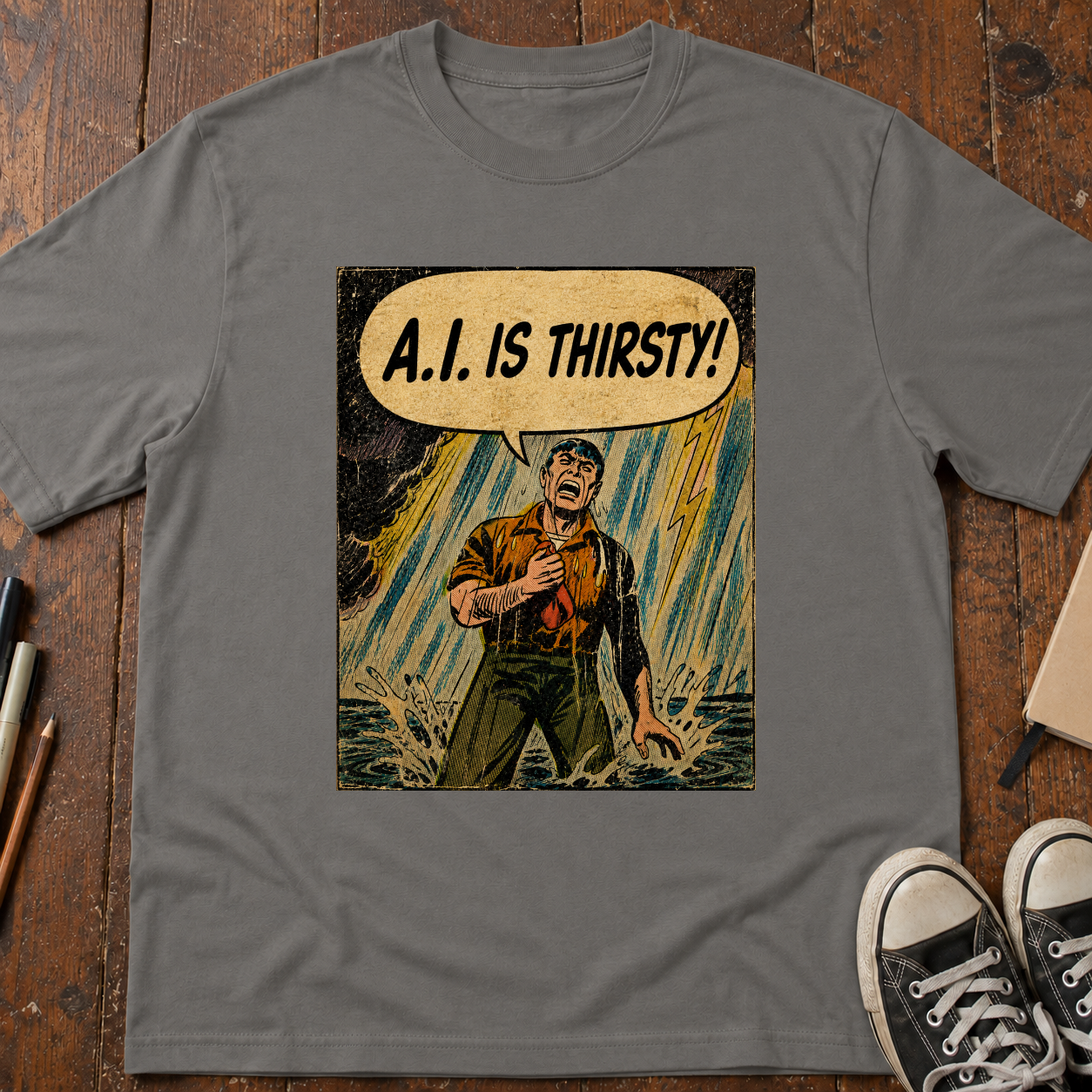 AI Is Thirsty T-Shirt