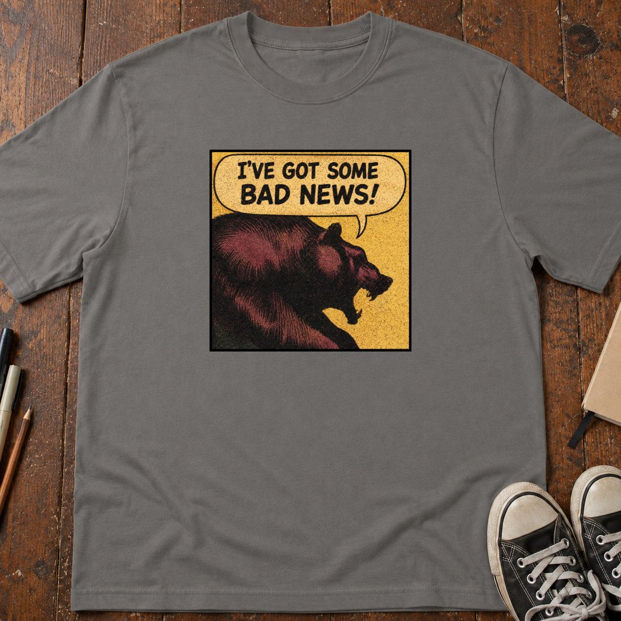 A Bear With Bad News T-Shirt