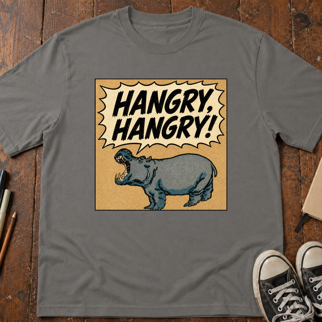 Hangry, Hangry Hippo T-Shirt