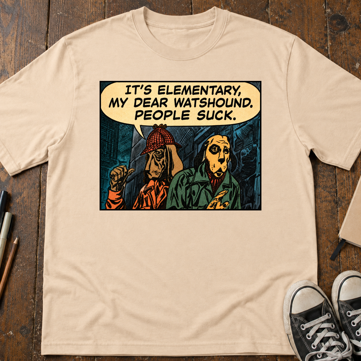It's Elementary. People Suck. T-Shirt