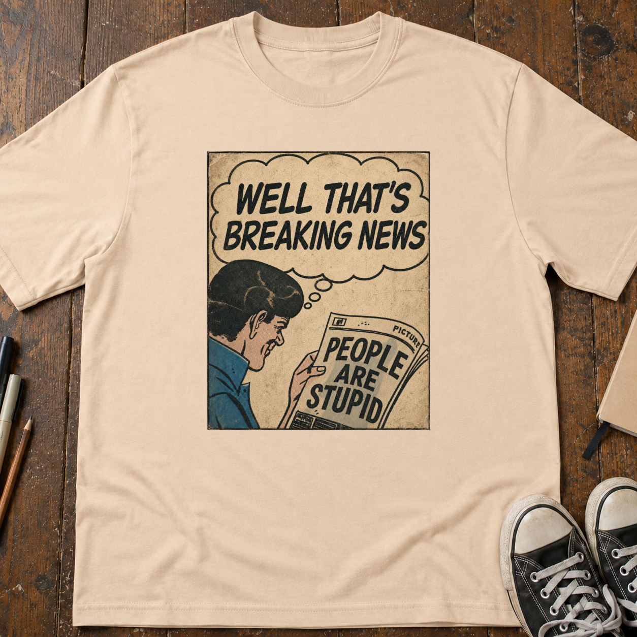 Stupid Breaking News T-Shirt