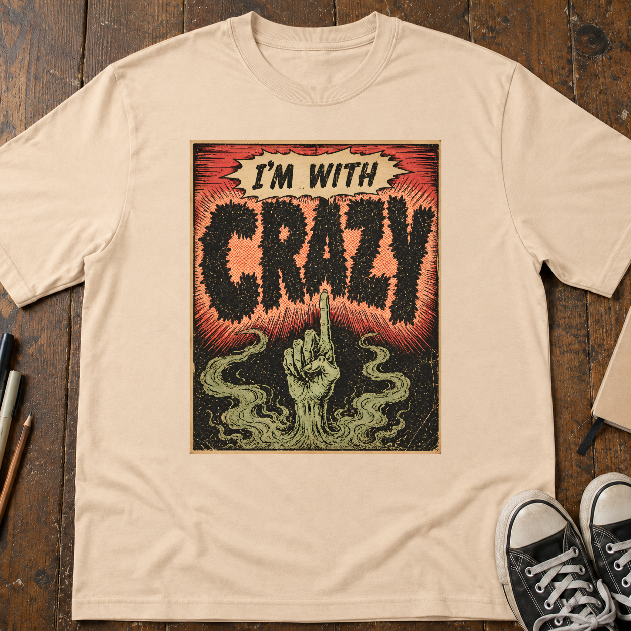 I'm With Crazy T-Shirt