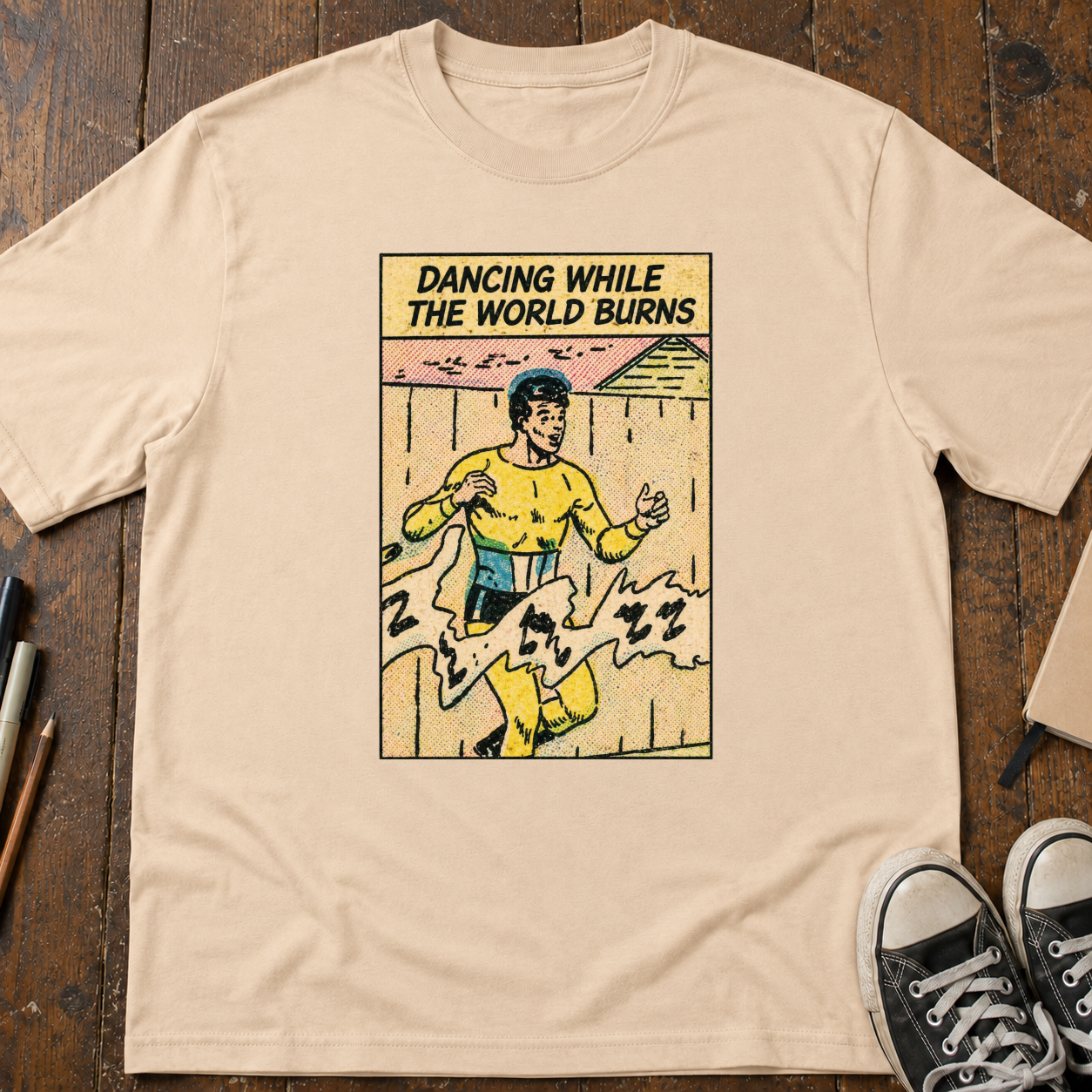 Dancing While The World Burns T-Shirt