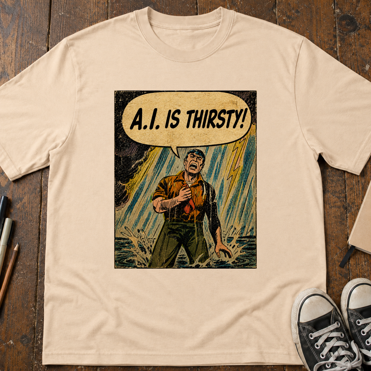 AI Is Thirsty T-Shirt