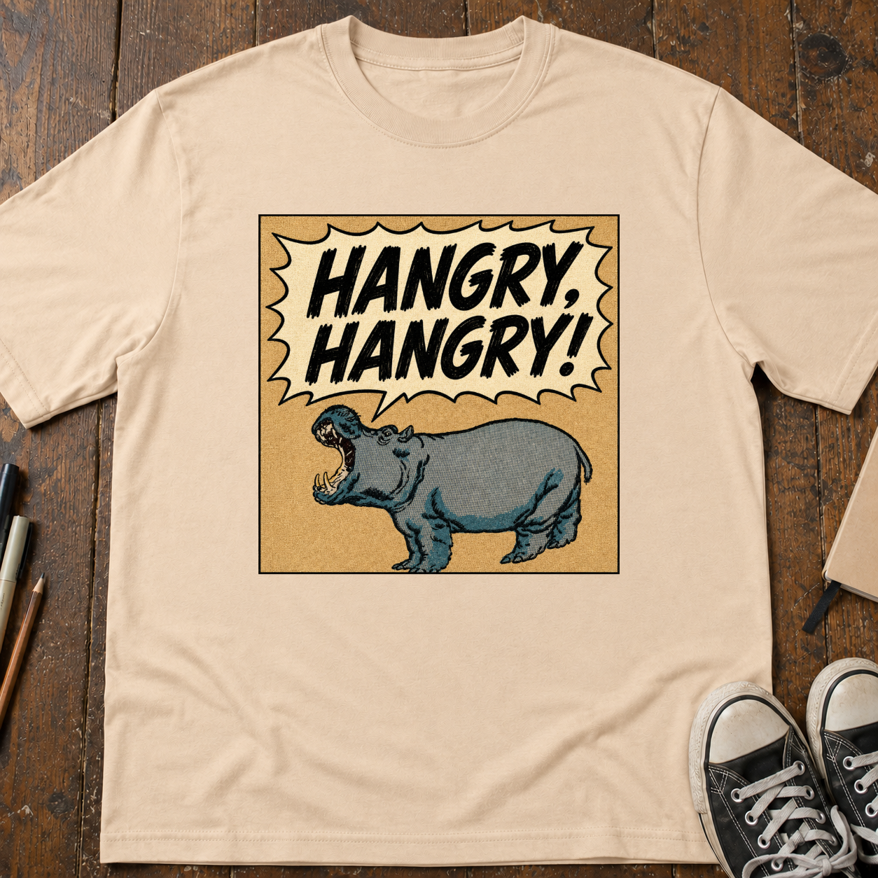 Hangry, Hangry Hippo T-Shirt