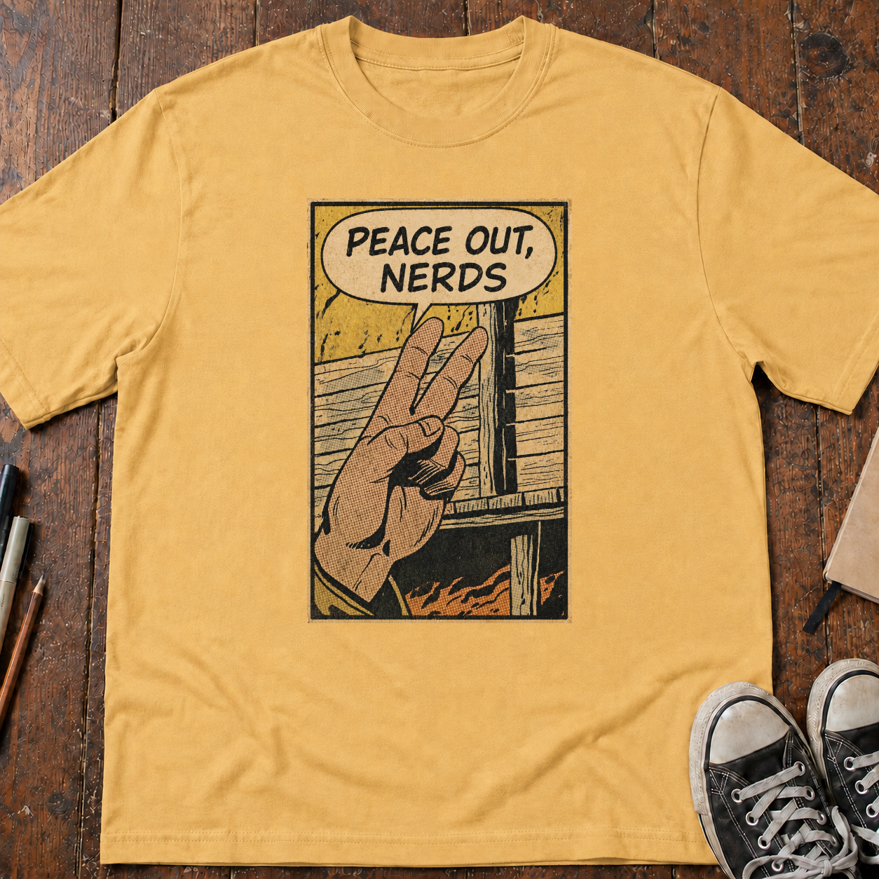 Peace Out, Nerds T-Shirt