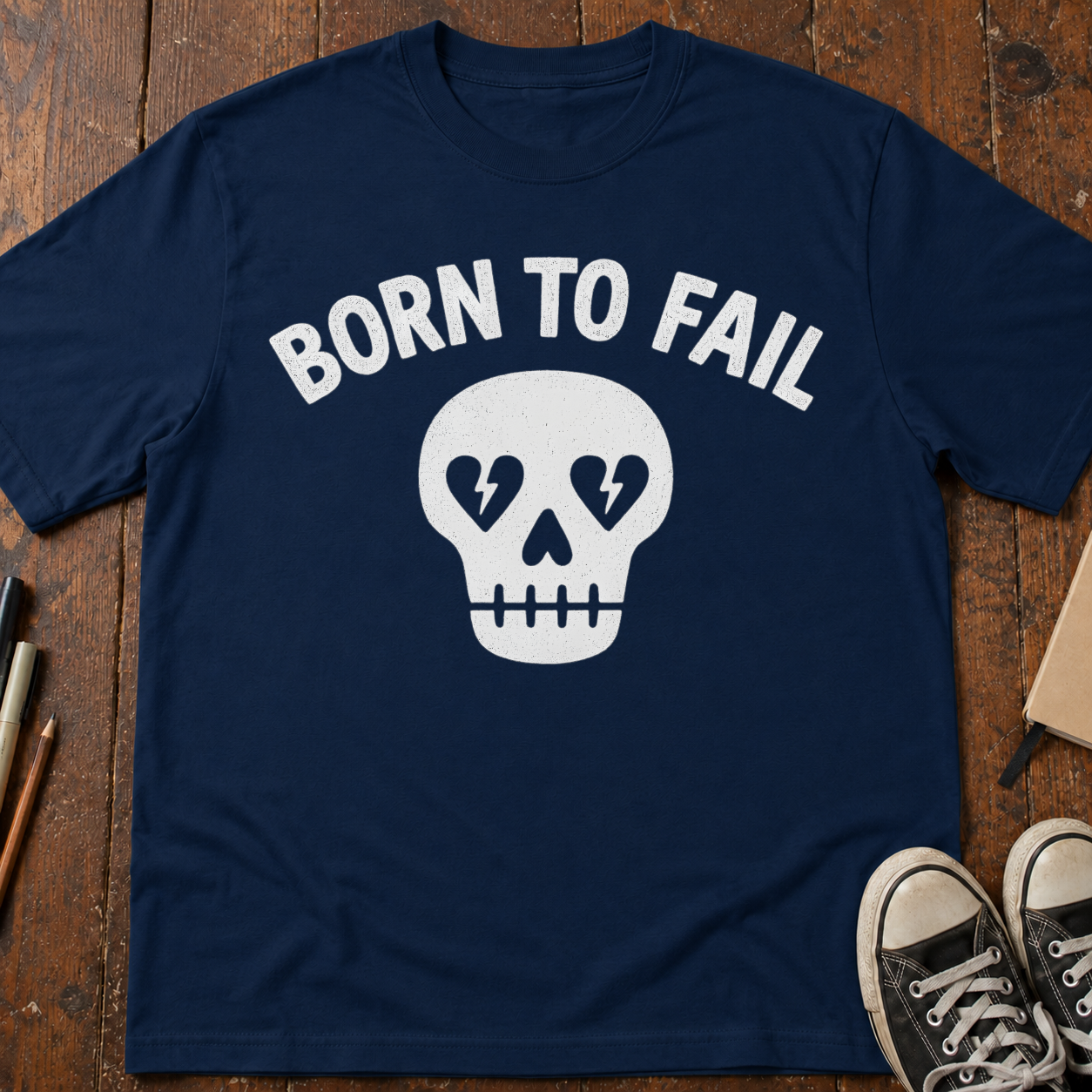 Born To Fail - Skull T-Shirt