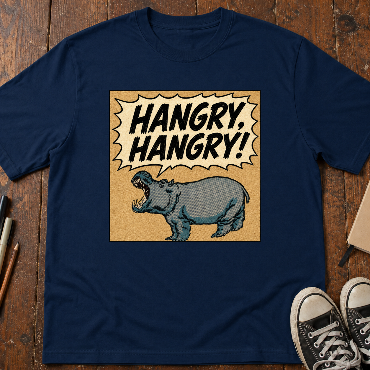 Hangry, Hangry Hippo T-Shirt