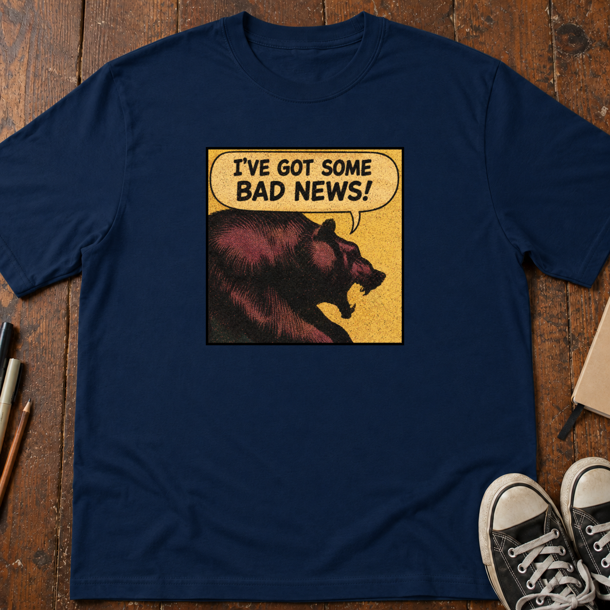 A Bear With Bad News T-Shirt