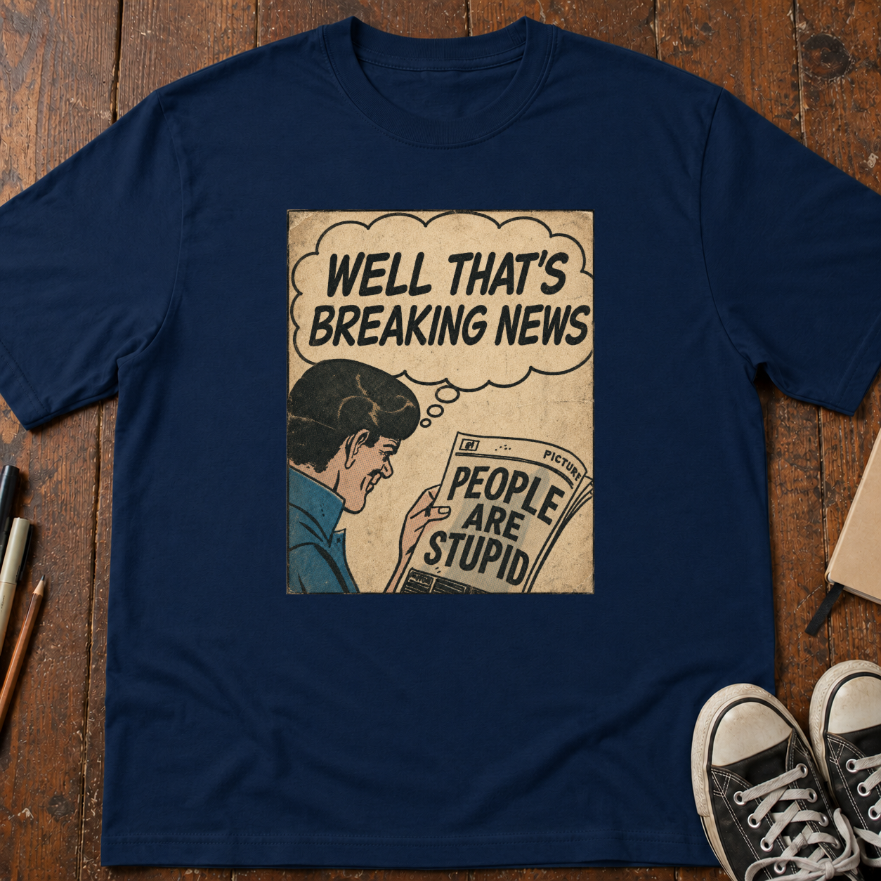 Stupid Breaking News T-Shirt