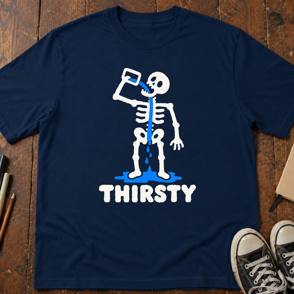 Thirsty Skeleton T-Shirt