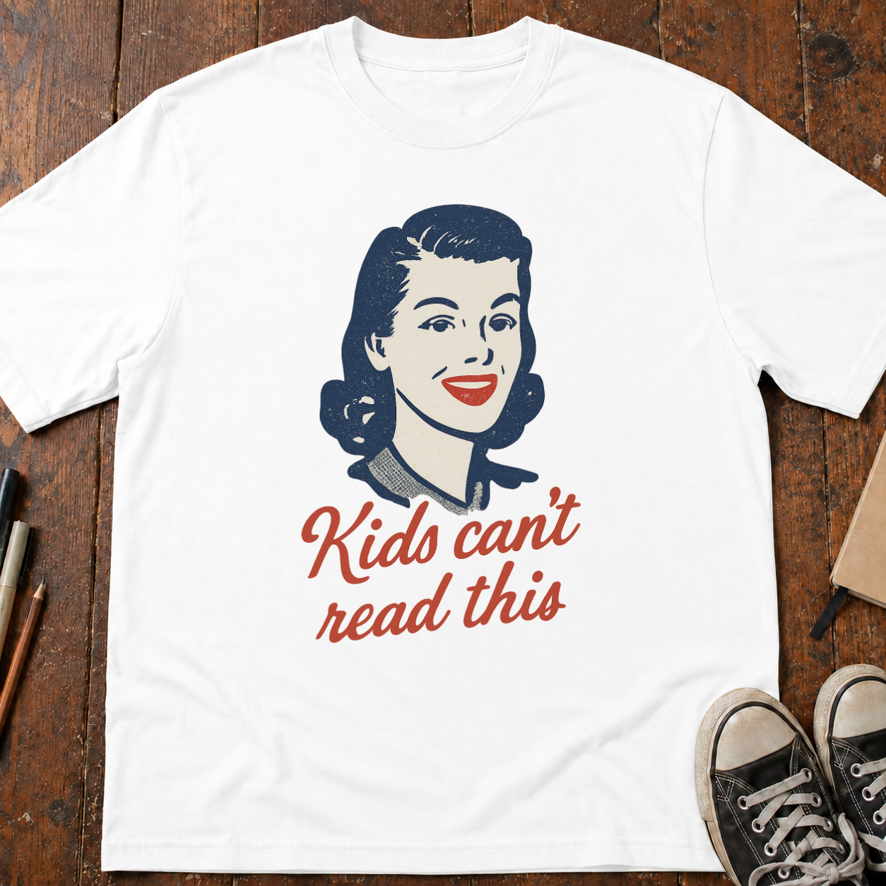 Kid's Can't Read Cursive T-Shirt