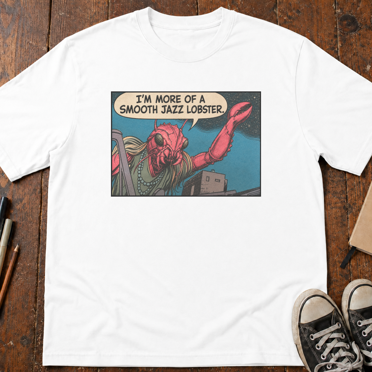 Smooth Jazz Lobster T-Shirt