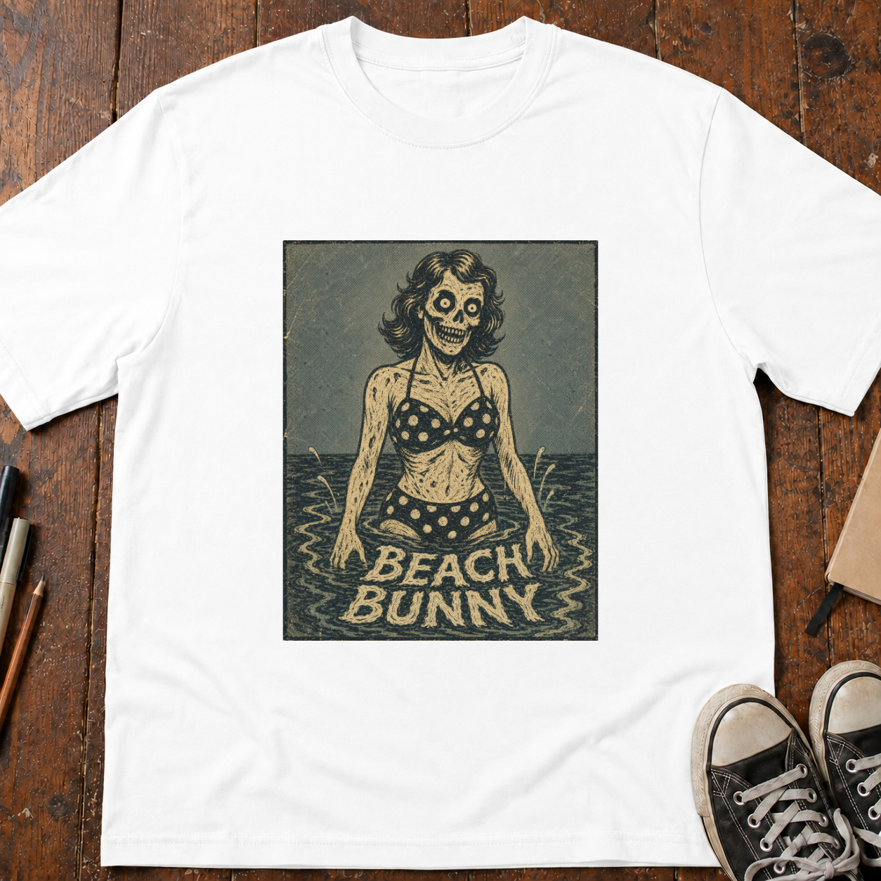Zombie Beach Bunny T-Shirt