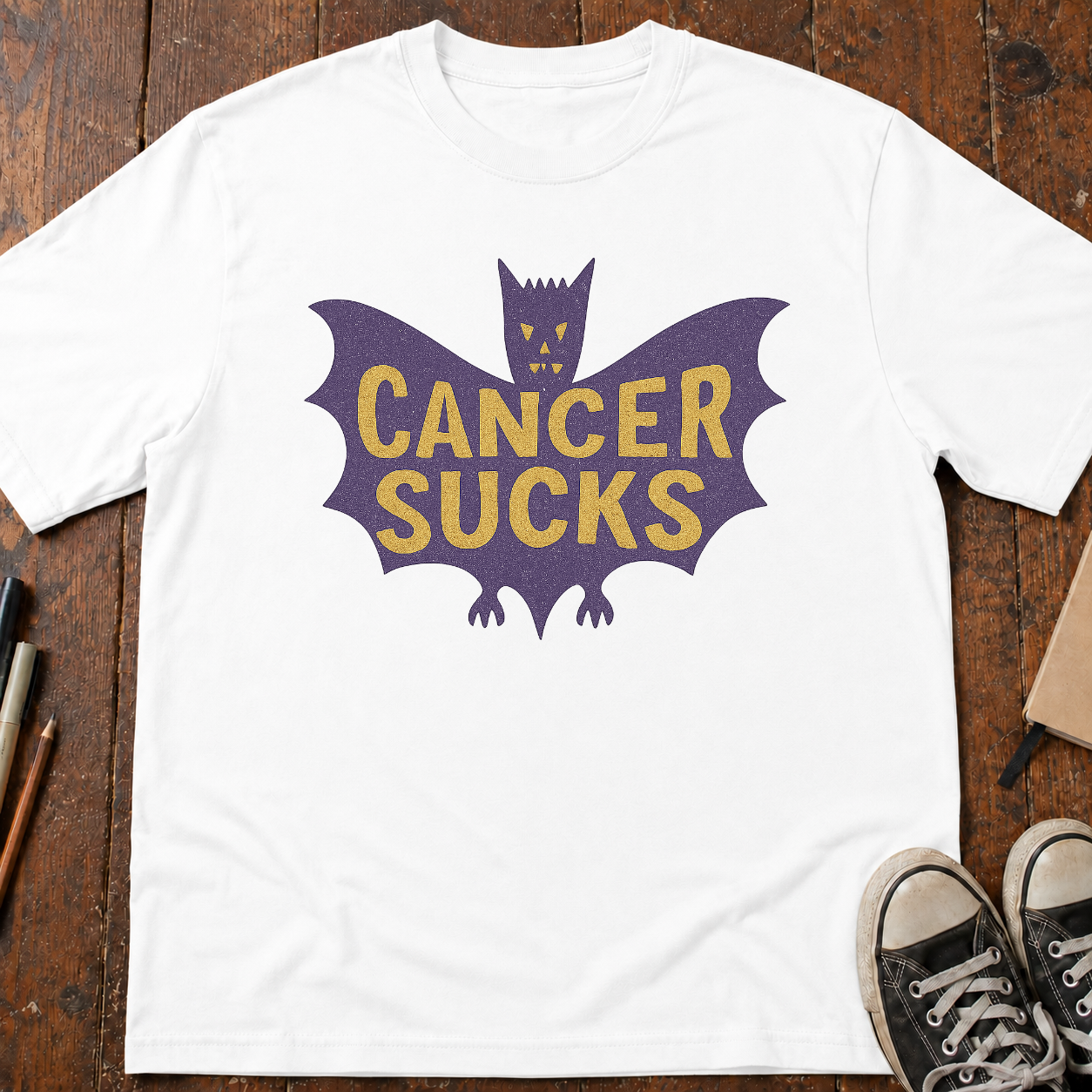 Cancer Sucks - COMICS CURING CANCER T-SHIRT