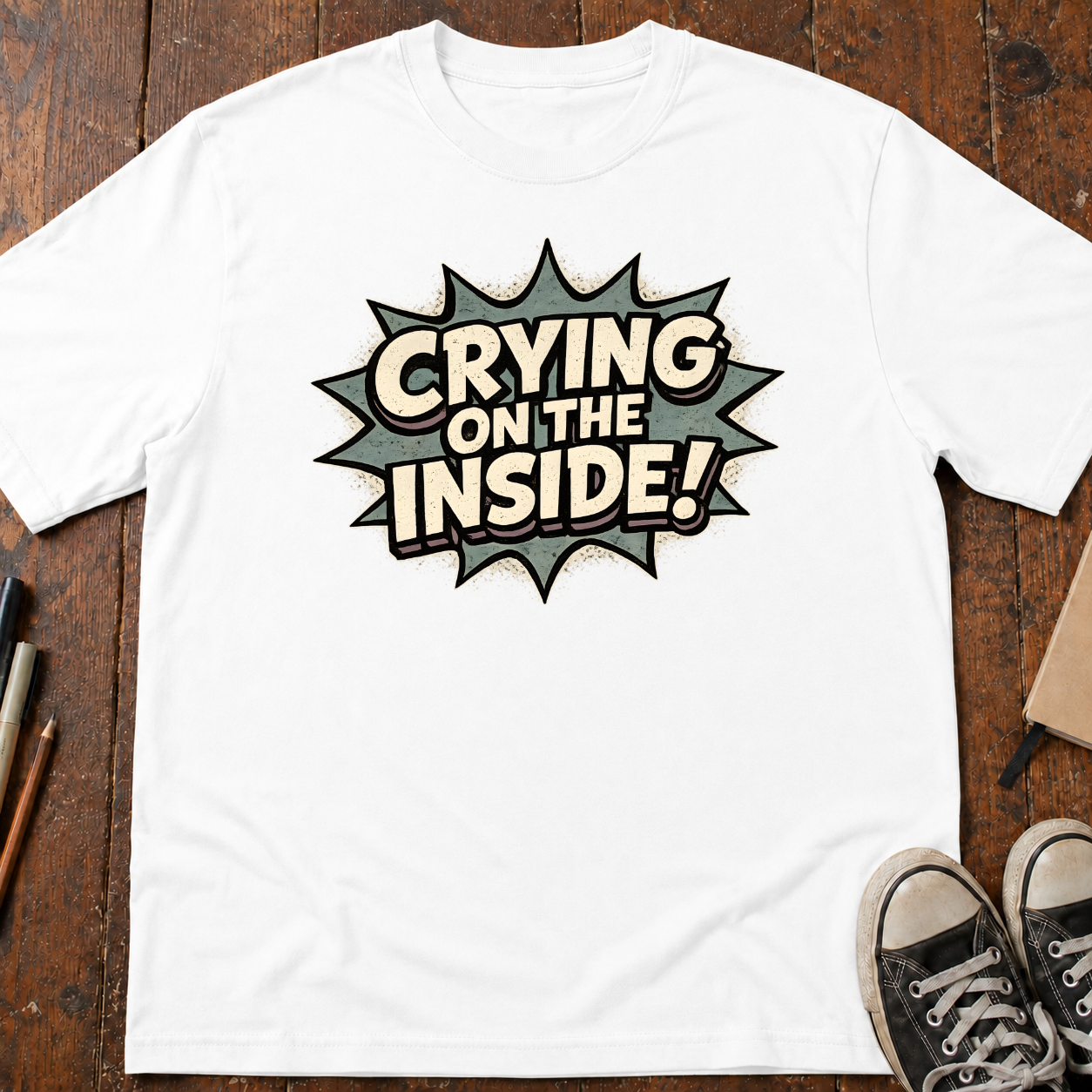 Crying On The Inside! Sound Effect T-Shirt