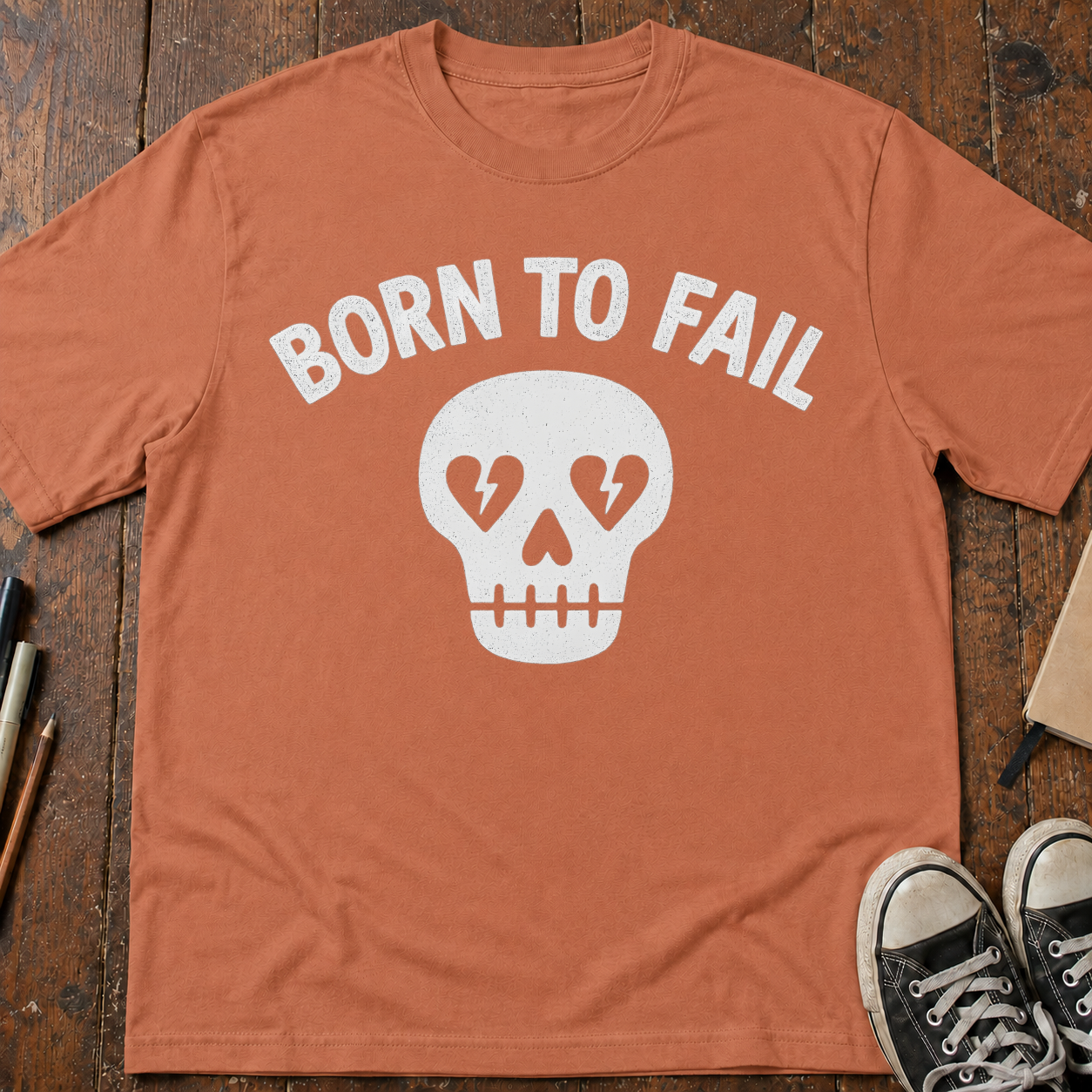 Born To Fail - Skull T-Shirt