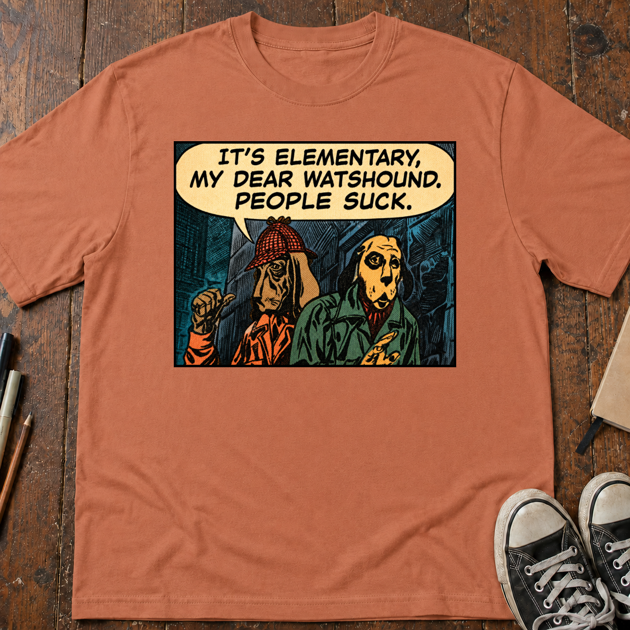 It's Elementary. People Suck. T-Shirt