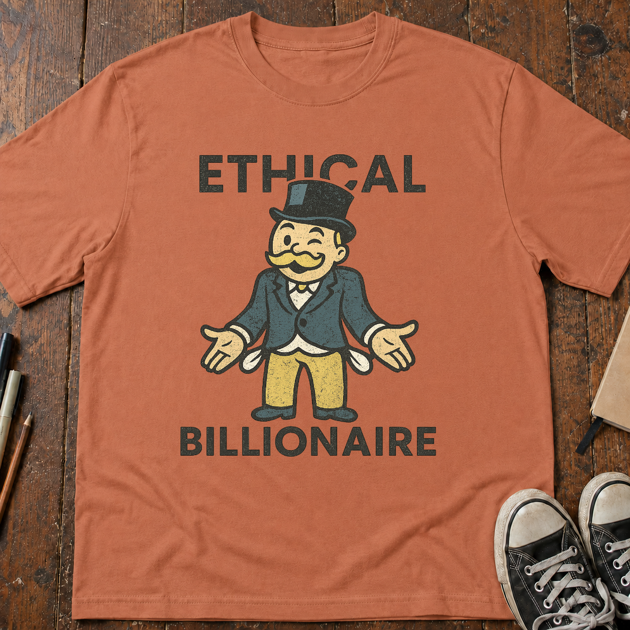 (No such thing as an) Ethical Billionaire T-Shirt