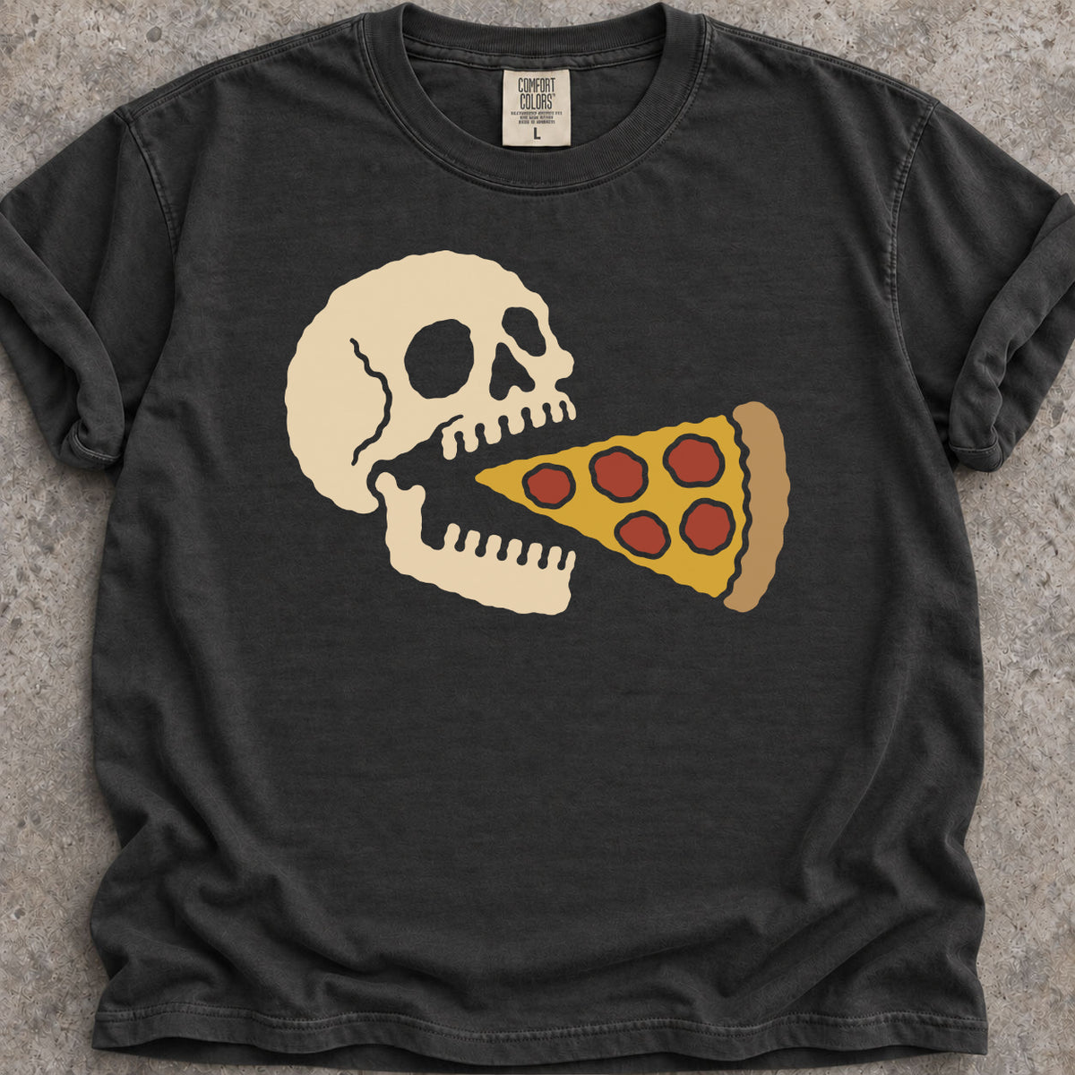 Pizza Skull T-Shirt
