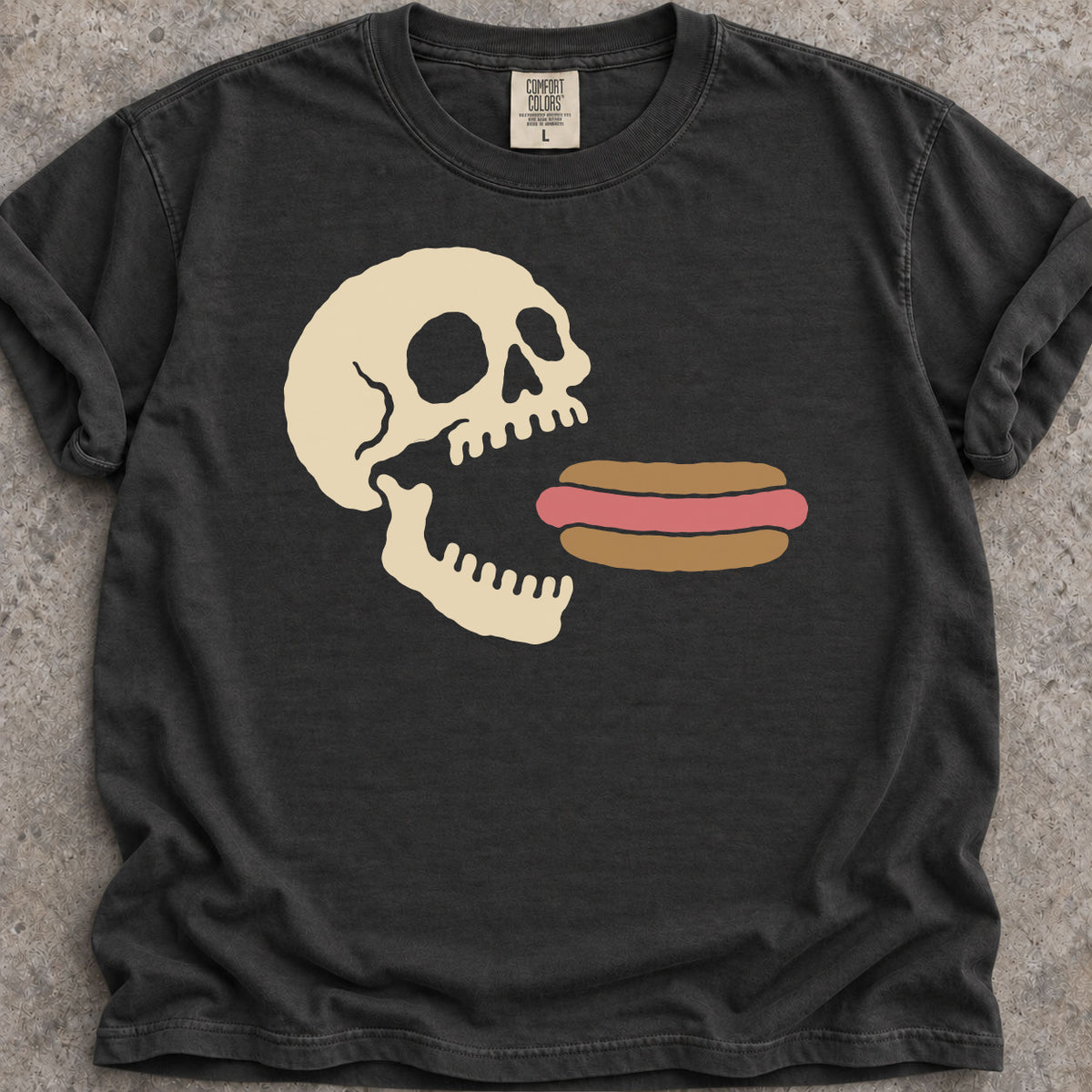 Hot Dog Skull T-Shirt