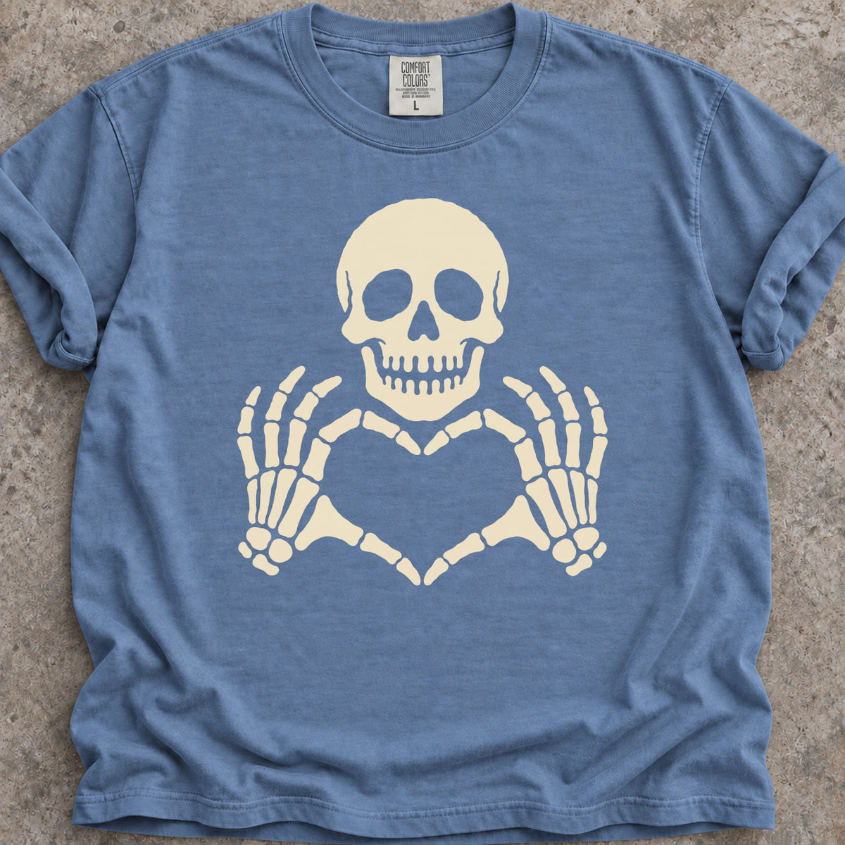 Skull Finger Heart T-Shirt