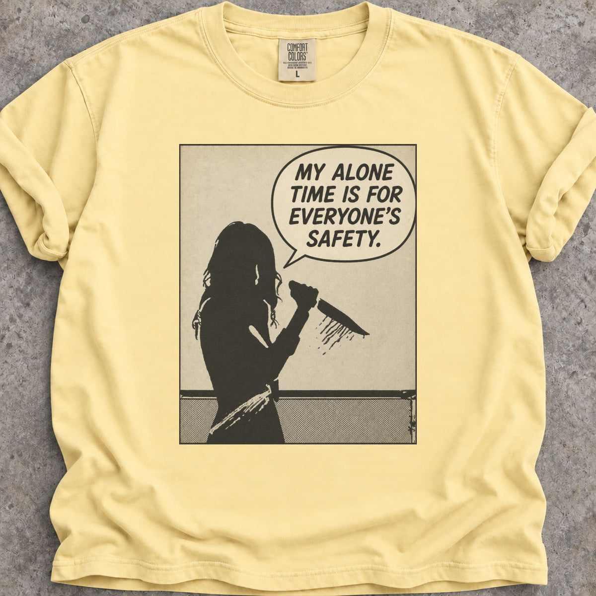 Alone Time Safety T-Shirt