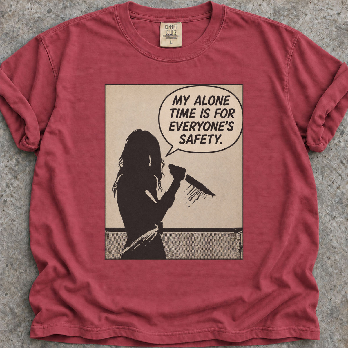 Alone Time Safety T-Shirt