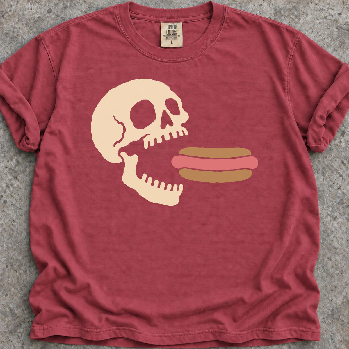 Hot Dog Skull T-Shirt
