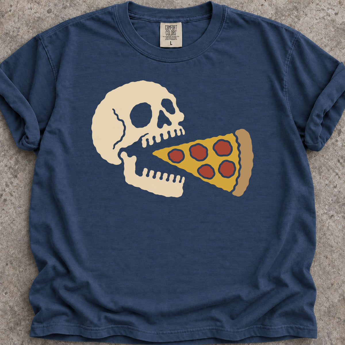 Pizza Skull T-Shirt