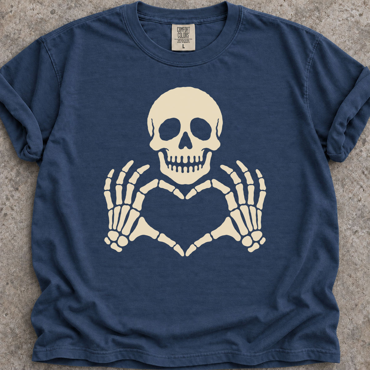 Skull Finger Heart T-Shirt