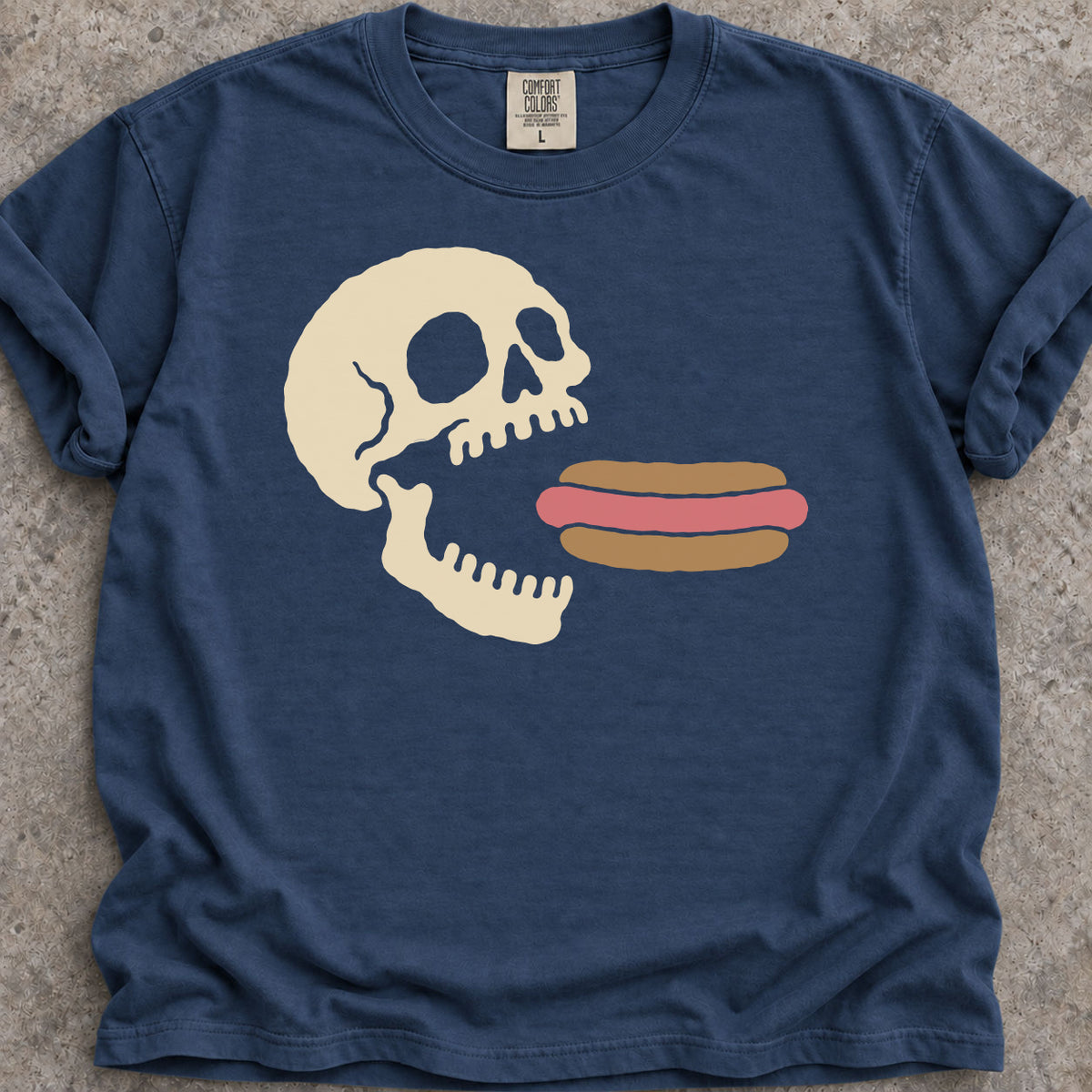 Hot Dog Skull T-Shirt